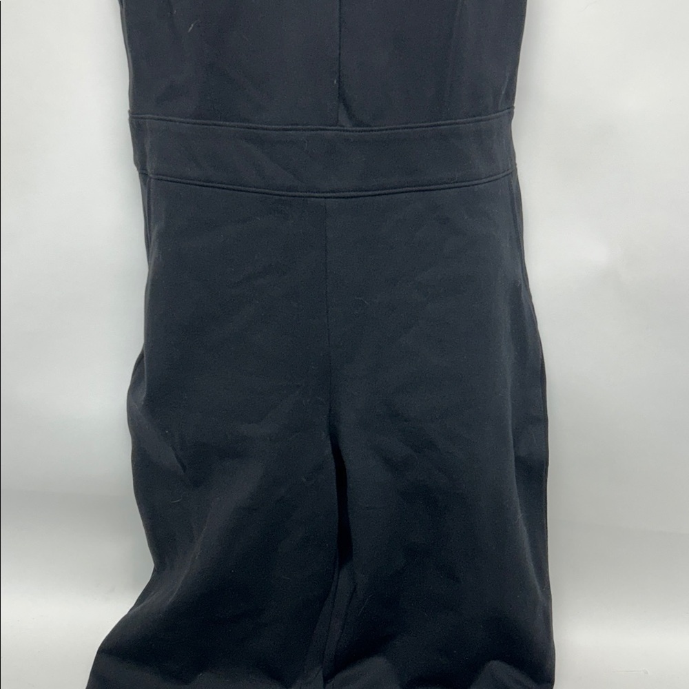 SPANX Black Zippered Garment perfect sleeveless jumpsuit wide legged bottoms - Picture 8 of 12